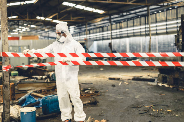 Professional Drug Lab Cleanup technician working in Verona, NJ
